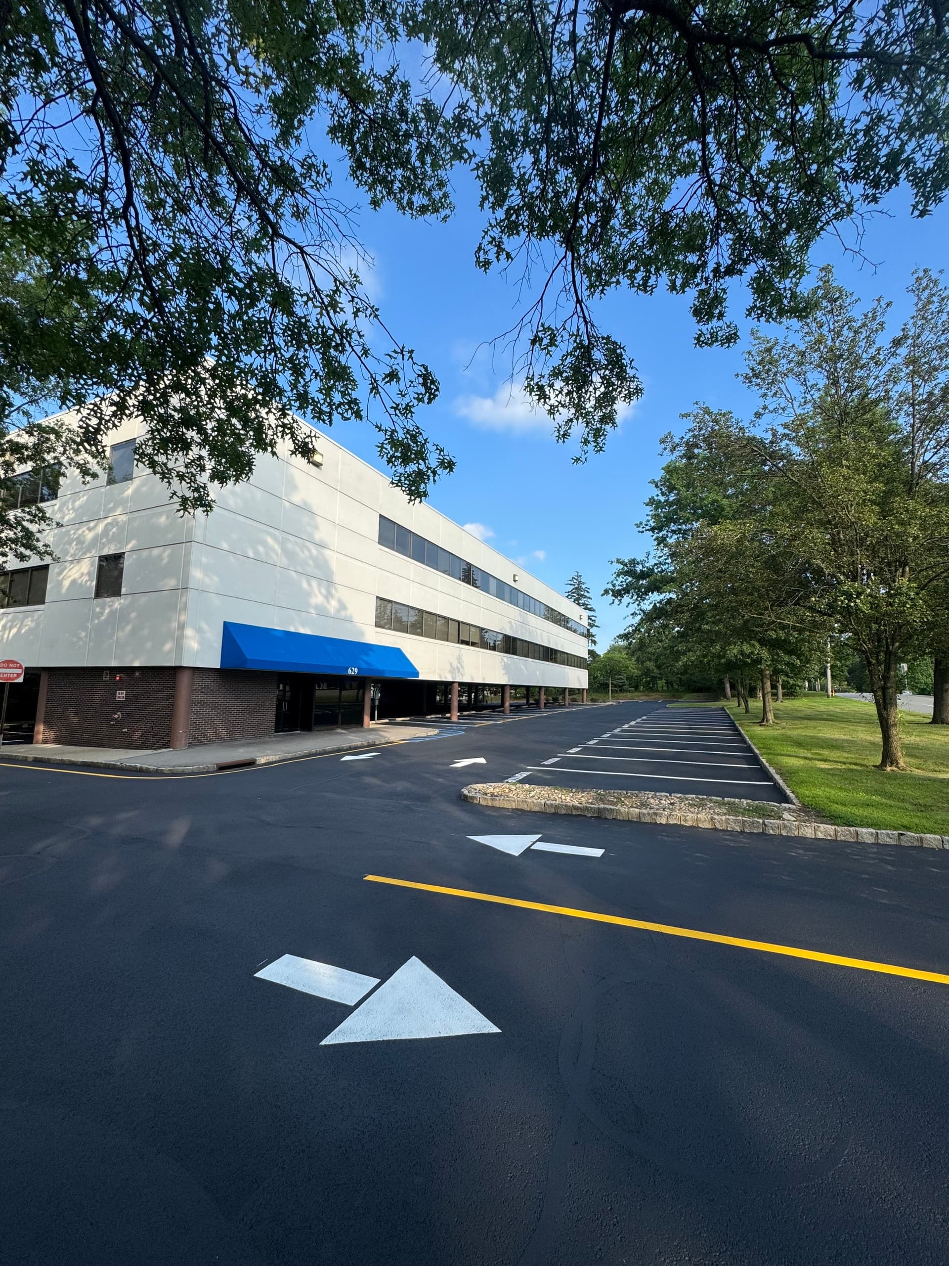 Professional Seal Coating Revitalizes Parking Lot